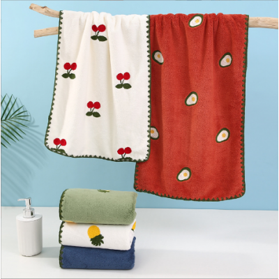 Coral Fleece Cute Face Towels