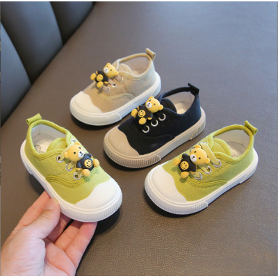 Kids Bear Canvas Shoes