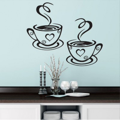 Coffee Cup Wall Stickers