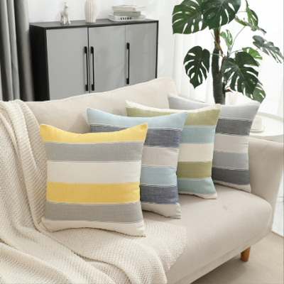 Home Stripe Cushion Cover