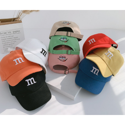 Kids M Letter Baseball Cap