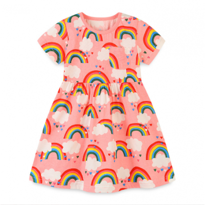 Girl Fashion Rainbow Dress