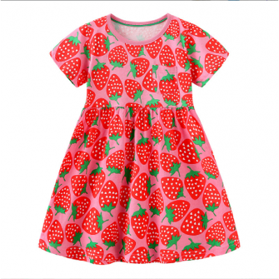 Girl Fashion Strawberry Dress