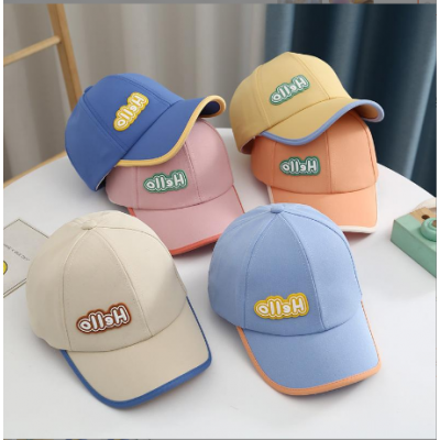 Kids Hello Baseball Cap