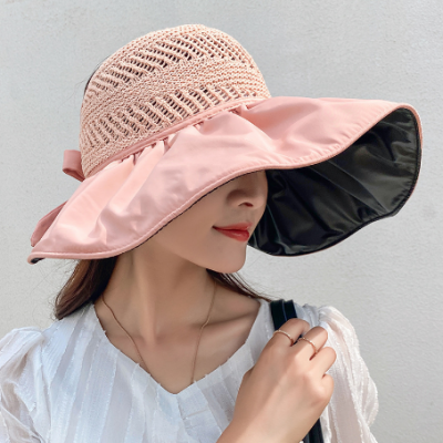 Women Bowknot Large Hat