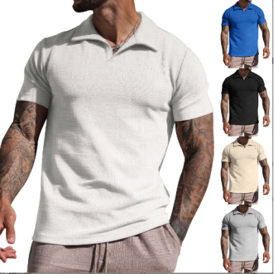 Men's V-neck Polo T-shirt