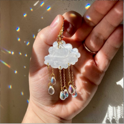 Women Cloud Shape Earrings