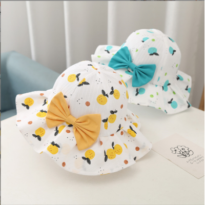 Kids Bowknot Large Hat