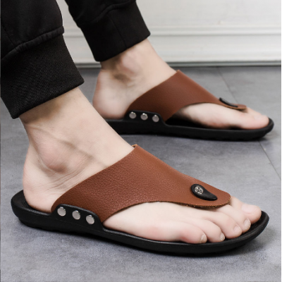 Men's PU Flip Flop Slippers