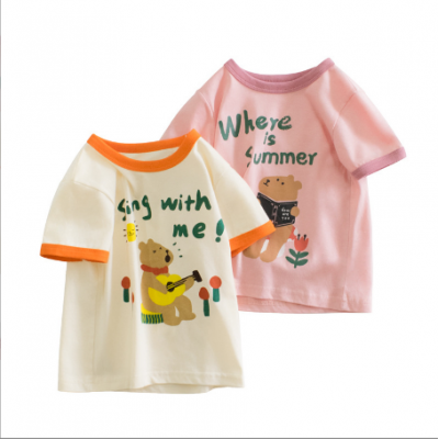 Kids Cute Bear Tops