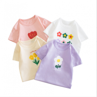 Kids Cute Flower Tops