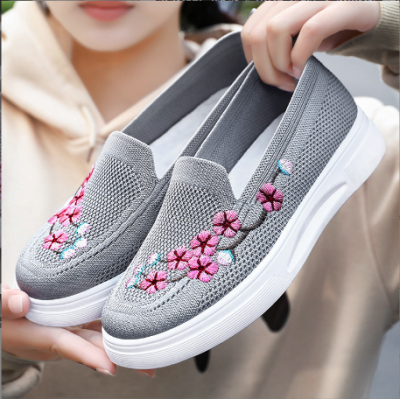 Women Flower Flat Shoes