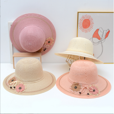 Women Flower Large Hat