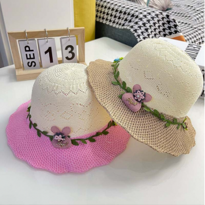 Kids Girl Summer Beach Hat