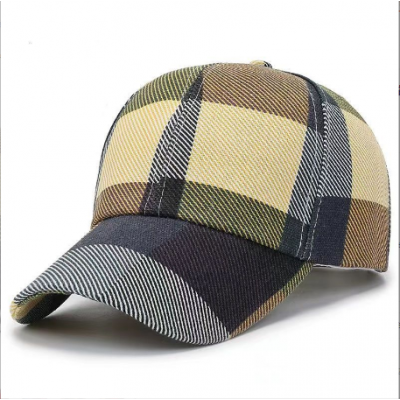 Women Grids Baseball Cap