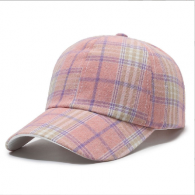 Women Grid Baseball Cap