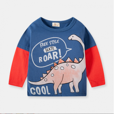 Kids Dinosaur Long Sleeve Tops