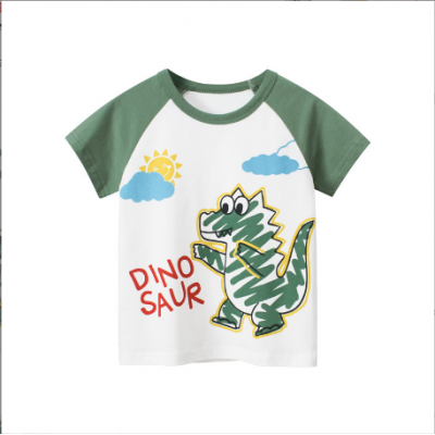 Kids Dinosaur Short Sleeve Top