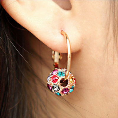 Women New Ball Earrings