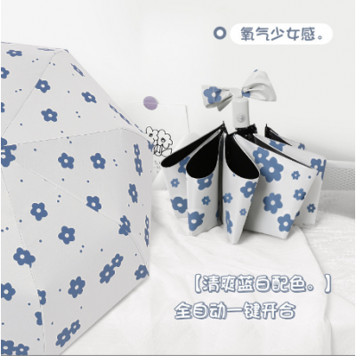 Ins Auto Flower Umbrella