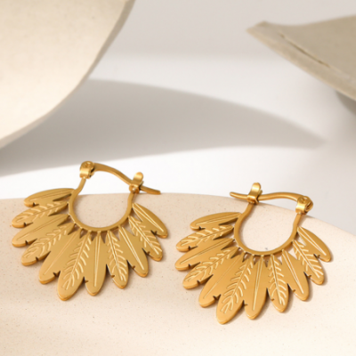 Leaves Shape Earrings