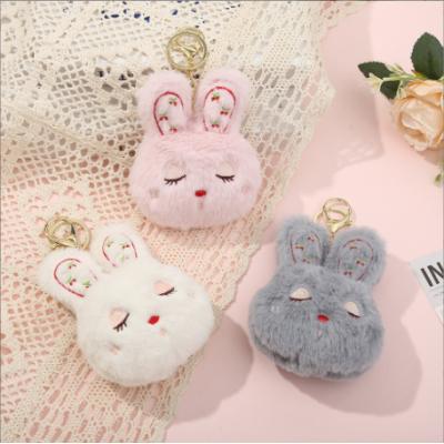 Rabbit Plush Toy Keyrings