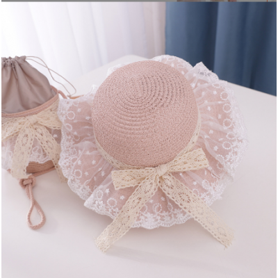 Kids Girl Summer Lace Hat