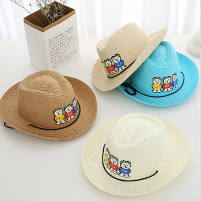 Kids Summer Straw Hat