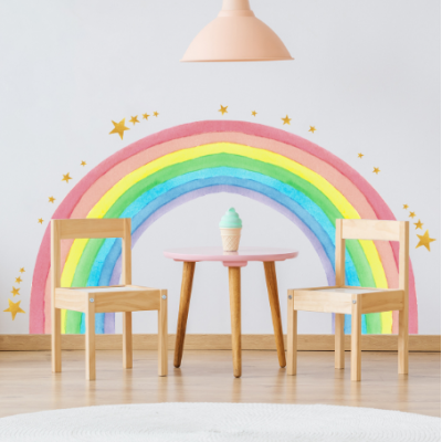 Cartoon Rainbow Wall Stickers