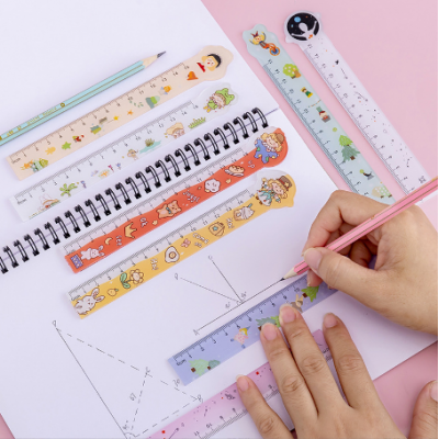 Cute Cartoon Students Ruler