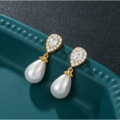 Artificial Pearl Earrings