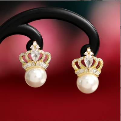 Crown Shape Earrings