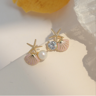 New Starfish Shape Earrings