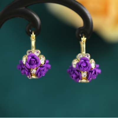 New Flower Shape Earrings