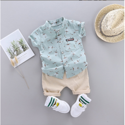 2 PCS Kids Boy Shirt Pants