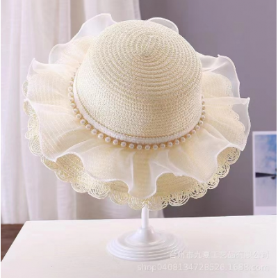 Kids Girl Summer Large Hat