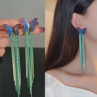 Butterfly Long Earrings