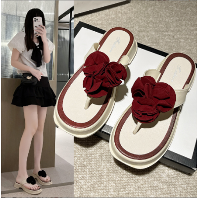 Flower Flip Flops Slippers