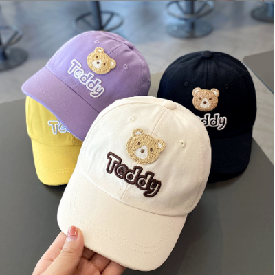 Kids Teddy Bear Baseball Cap