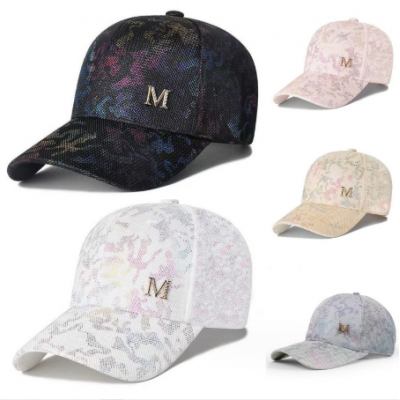 Women M Letter Baseball Cap