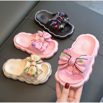 Kids Cute Bowknot Slippers