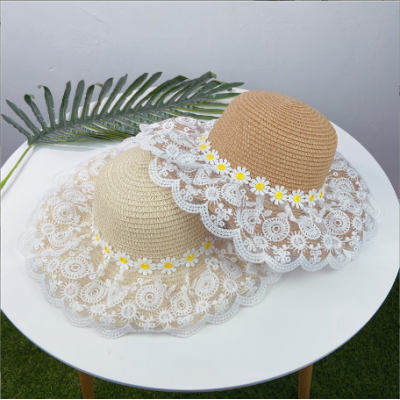 Girl Lace Flower Hat