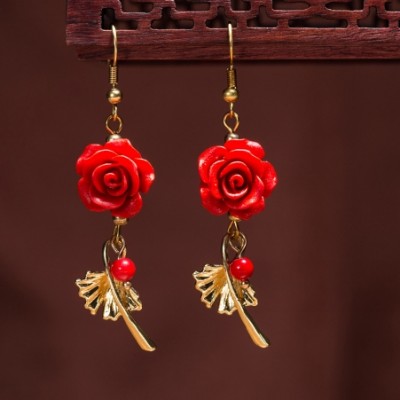 Rose Shape Earrings