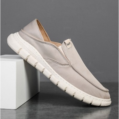 Men's Canvas Loafer Shoes