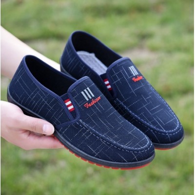 Men's Canvas Loafer Shoes