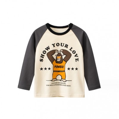 Kids Animal Long Sleeve Tops