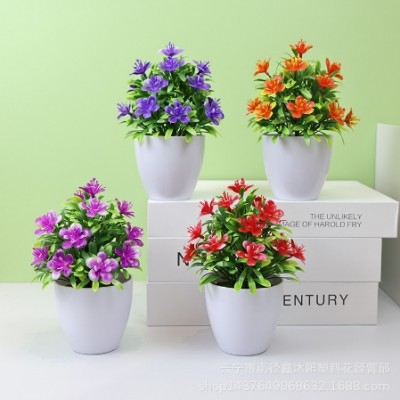 Home Artificial Flower Bonsai