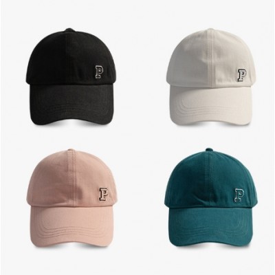 P Letter Kids Baseball Cap