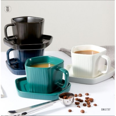 Home Coffee Cup with Dishes