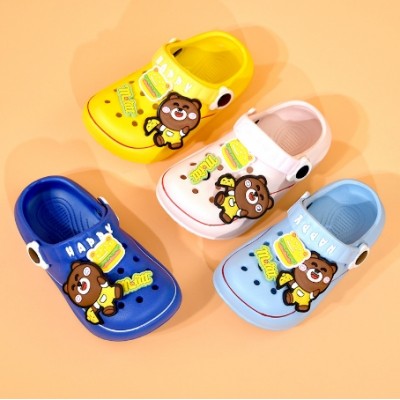 Kids Bear Crocs Slippers